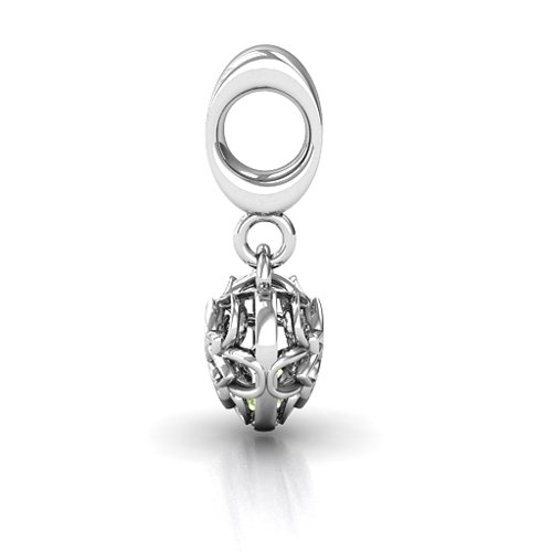 Beautiful Blossom Caged Bracelet Charm