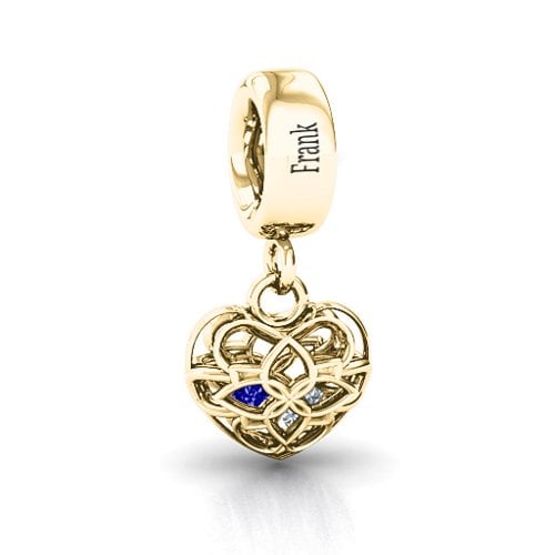 Beautiful Blossom Caged Bracelet Charm