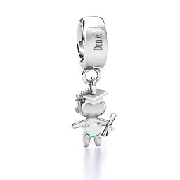 He Graduated! Bracelet Charm