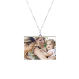 Rectangle Frameless Photo Necklace