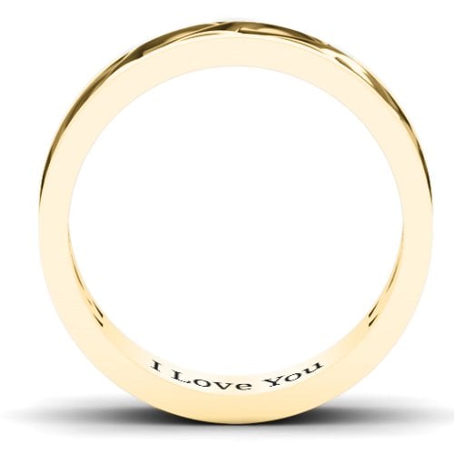 Women's Diadem Infinity Ring – 10K Yellow Gold