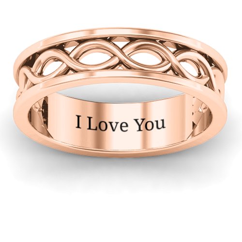 Women's Diadem Infinity Ring – 10K Rose Gold
