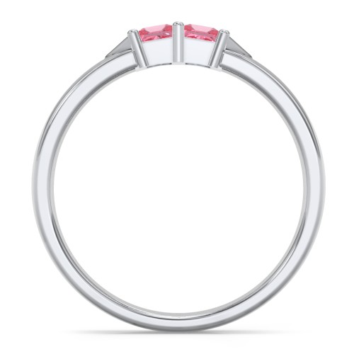 Timeless Romance Ring – Sterling Silver with Pink Tourmaline