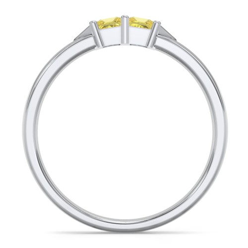 Timeless Romance Ring – Sterling Silver with Citrine