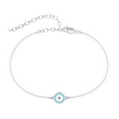 Round Evil Eye Anklet