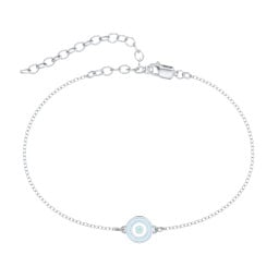 Round Evil Eye Anklet