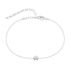 Jigsaw Puzzle Piece Anklet