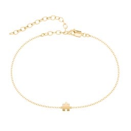 Jigsaw Puzzle Piece Anklet