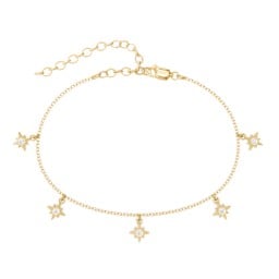 Starburst Charm Anklet