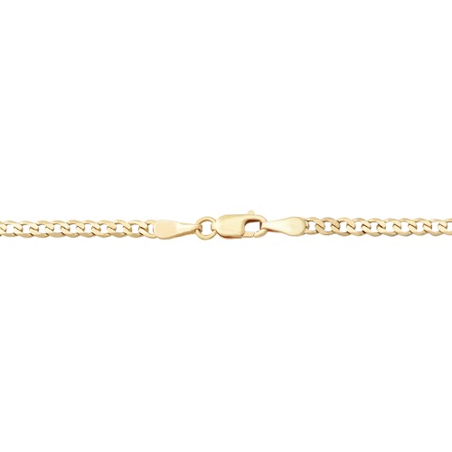 Open Curb Chain 9" Anklet – 18K Gold Plated Silver