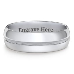 Men's Titus Grooved Ring