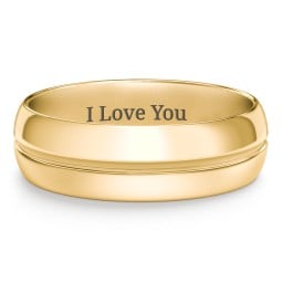 Men's Titus Grooved Ring