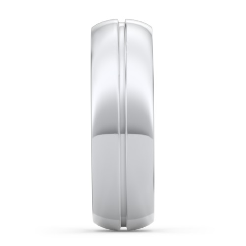 Men's Titus Grooved Ring – Sterling Silver