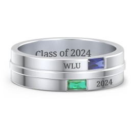 Men's Double Baguette Ring