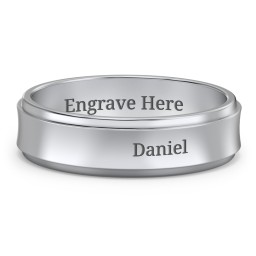 Men's Menelaus Bevelled Concave Ring