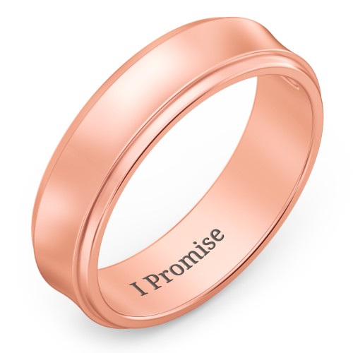 Men's Menelaus Bevelled Concave Ring