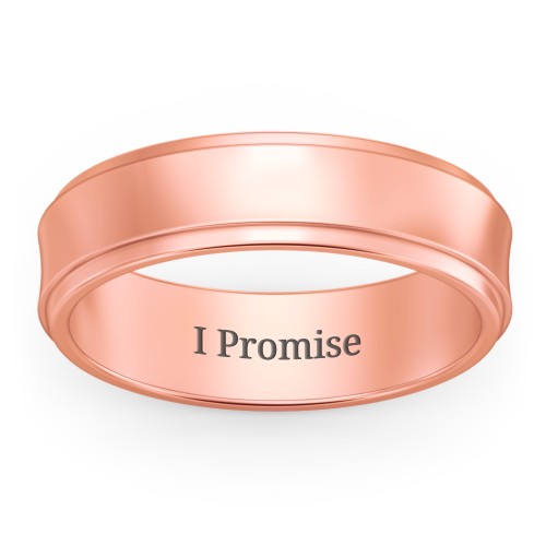 Men's Menelaus Bevelled Concave Ring