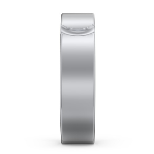 Men's Lysander Curved Groove Ring – Sterling Silver
