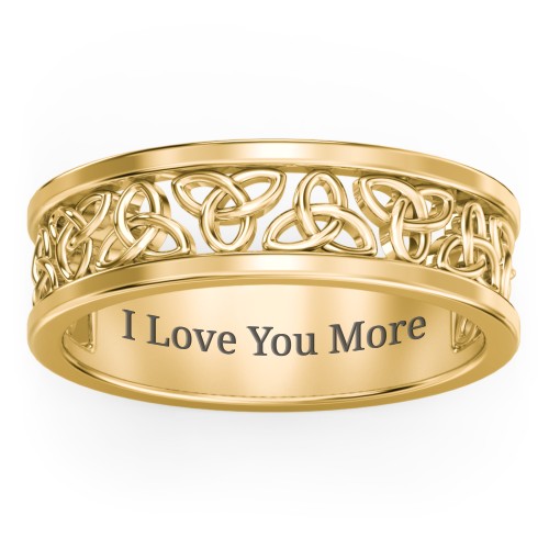 Men's Celtic Wreath Ring