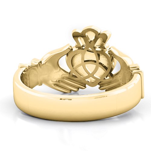 Men's Classic Celtic Claddagh Ring