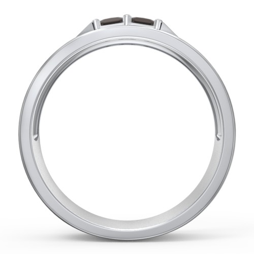 Men's Timeless Two Stone Ring
