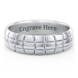 Men's Tortoise Shell Wide Band Ring