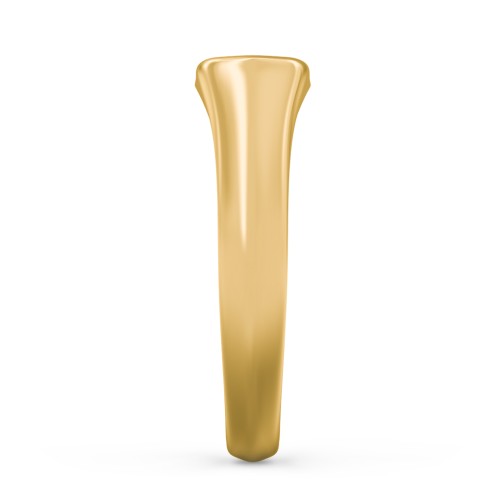 Men’s Bar Signet Ring – 10K Yellow Gold