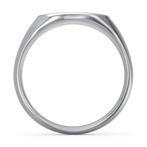 Men’s Star Set Hexagon Signet Ring