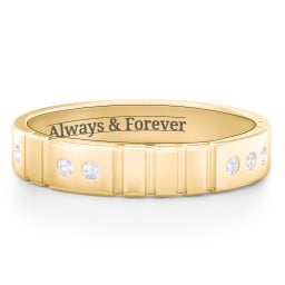 "Love" Morse Code Men’s Ring with Accents