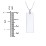 Men's Engravable Long Tag Fraternity Necklace – Sterling Silver
