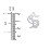 Men's Gothic Initial Pendant Necklace - S – Sterling Silver