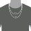 Men's Engravable PAPA BEAR Long Tag Necklace – Sterling Silver