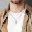 Men's Personalized Vertical 2 Name Necklace – Sterling Silver