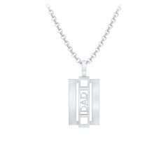 Men’s Engravable “Dad” Pendant
