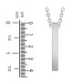 Men’s Engravable Vertical 3D Bar Necklace
