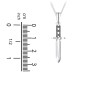 Men’s Engravable Dagger Necklace