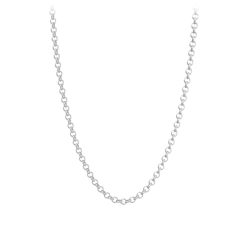 Men's Sterling Silver 22" Rolo Chain Necklace