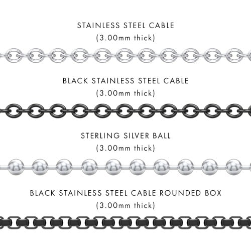 Men’s Engravable Vertical 3D Bar Necklace