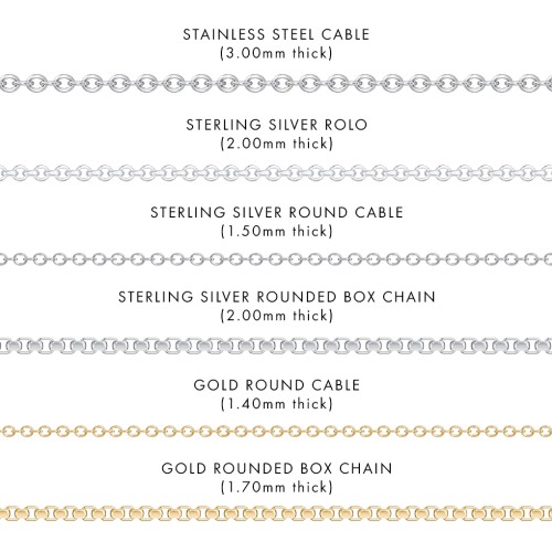 Men's Italian Horn Necklace with 2 Birthstones