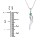 Men's Italian Horn Necklace with 2 Birthstones – 10K Yellow Gold with Garnet and Emerald