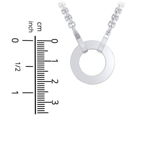 Men's Engravable Ring Necklace