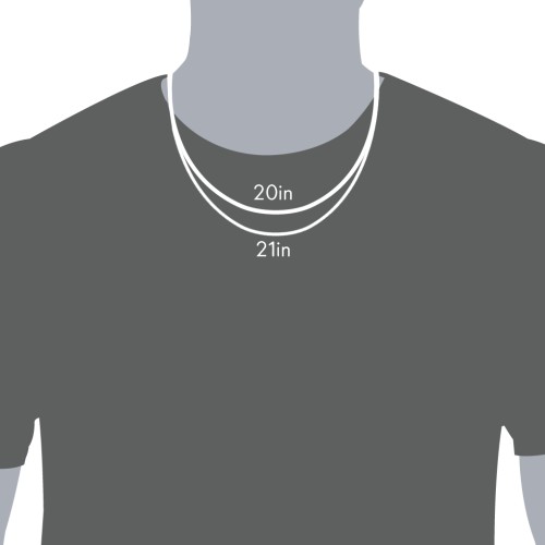 Men's Engravable Ring Necklace – Stainless Steel
