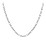 Men's 20" Figaro Chain Necklace in Stainless Steel - 5mm – Stainless Steel