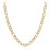Men's 22" Figaro Chain Necklace in Yellow Stainless Steel - 10mm – Stainless Steel