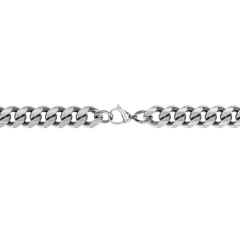 Men's 20" Cuban Chain Necklace in Stainless Steel - 5mm