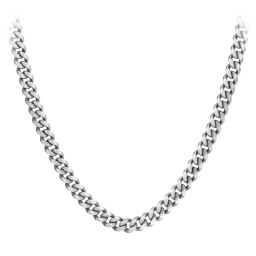 Men's 22" Cuban Chain Necklace in Stainless Steel - 10mm in Stainless Steel