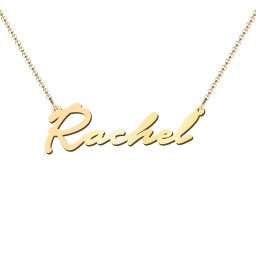 Personalized Name Necklace in 18K Gold Plated Silver