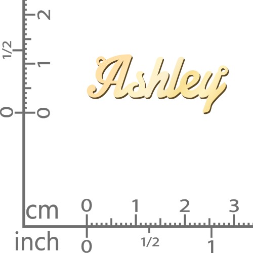 Personalized Name Necklace – 18K Gold Plated Silver