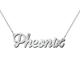 Personalized Name Necklace in 925 Sterling Silver