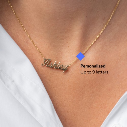 Personalized Name Necklace – Sterling Silver